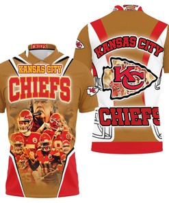 Kansas City Chiefs Andy Reid Mahomes 15 Kelce 87 Mathieu 32 Clark 55 Jones 95 Hardman Jr 17 Hill 10 Lamar Hunt Clark Hunt For Fans Polo Shirt