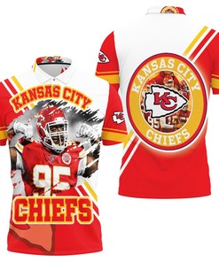 Kansas City Chiefs Chris Jones 95 For Fans Polo Shirt All Over Print Shirt 3d T-shirt
