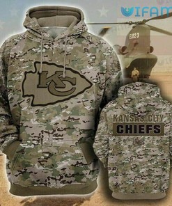 Kansas City Chiefs Hoodie 3D Camouflage KC Chiefs Gift
