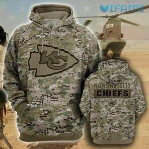 Kansas City Chiefs Hoodie 3D Camouflage KC Chiefs Gift - Image 2