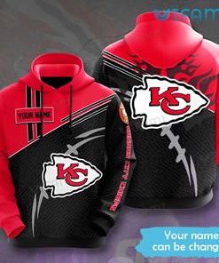 Kansas City Chiefs Hoodie 3D Football Custom Name KC Chiefs Gift