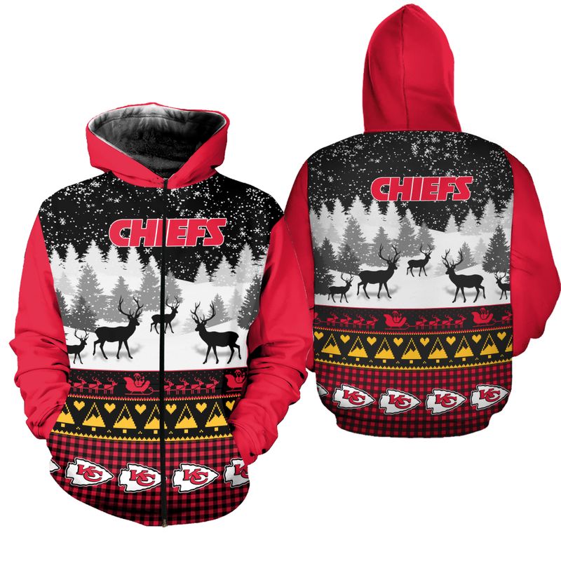 Kansas City Chiefs Hoodie 3D Gifts for Fans - Image 2