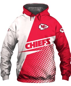 Kansas City Chiefs Hoodie Longsleve Zip Hoodie for Fan