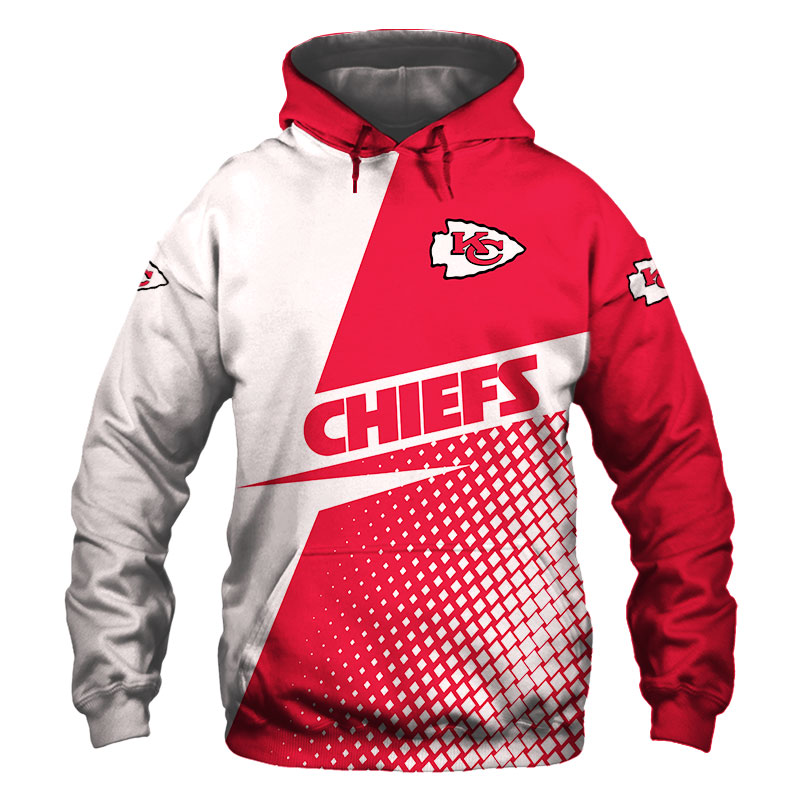 Kansas City Chiefs Hoodie Longsleve Zip Hoodie for Fan