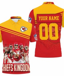 Kansas City Chiefs Kingdom Afc West Champions Division Super Bowl 2021 Personalized 1 3D All Over Print Polo Shirt