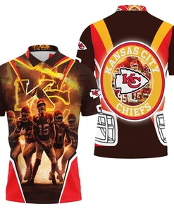 Kansas City Chiefs Mahomes 15 Hill 10 Kelce 87 Hardman 17 Edwards-helaire 25 For Fans Polo Shirt All Over Print Shirt 3d T-shirt