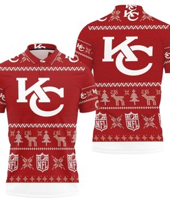 Kansas City Chiefs Nfl Ugly Sweatshirt Christmas 3d Polo Shirt All Over Print Shirt 3d T-shirt