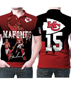 Kansas City Chiefs Patrick Mahomes 15 Legend Signature 3d Printed Gift For Patrick Mahomes Fan Polo Shirt All Over Print Shirt 3d T-shirt