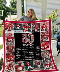 Kansas City Chiefs Quilt Blanket Bedding Set I1D1