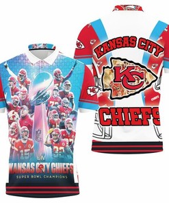 Kansas City Chiefs Super Bowl Champions 2021 Afc West Division 3D All Over Print Polo Shirt