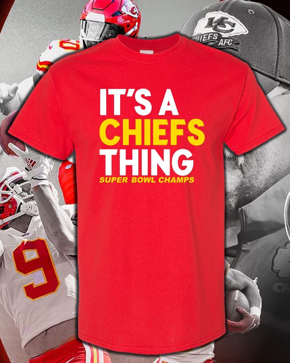 Kansas City Chiefs Super Bowl Champs Red T-shirt