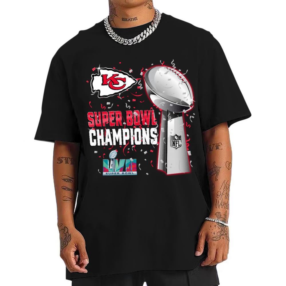 Kansas City Chiefs Super Bowl LVII 2023 Champions T-Shirt Gift For Fans Sport - Image 3