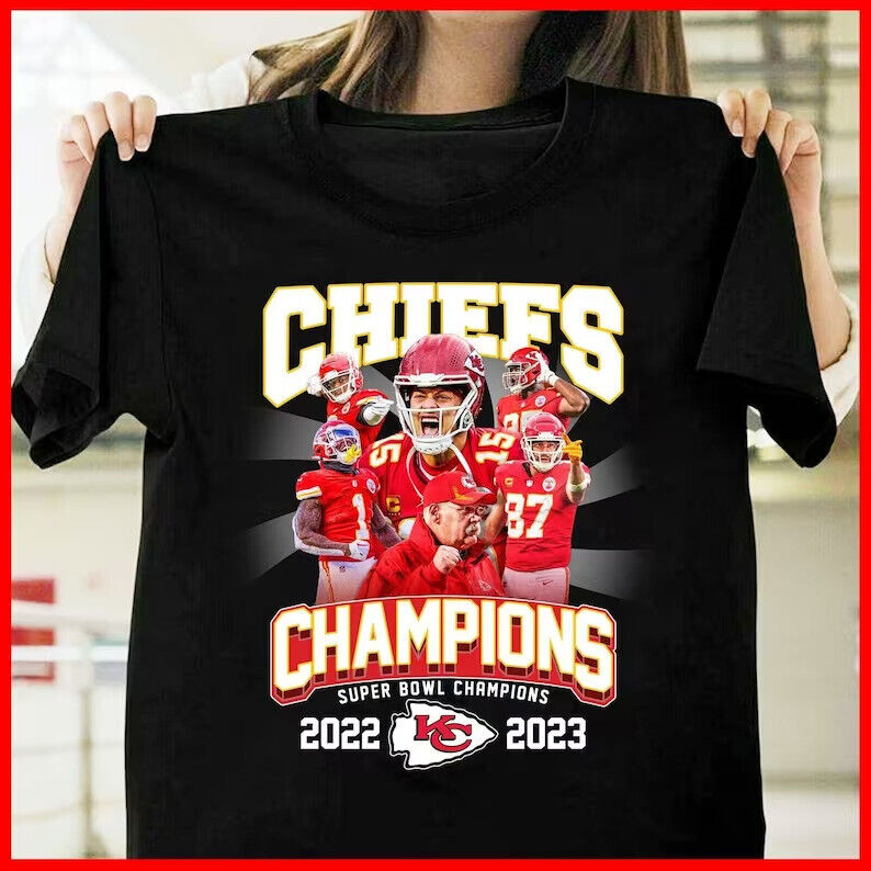 Kansas City Chiefs Super Bowl LVII Champs T-Shirt Gift For Fan Gift Men - Image 2