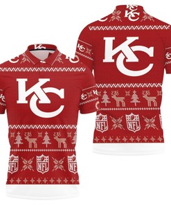 Kansas City Chiefs Ugly Sweatshirt Christmas 3d Polo Shirt All Over Print Shirt 3d T-shirt