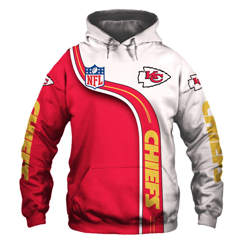 Kansas City Chiefs Zip Hoodie 3D Cute Zip Hoodie Pullover Gift for Fans - Image 3
