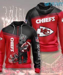 Kansas City Hoodie 3D Groot Hug Football Helmet Go Chiefs Kansas Chiefs Gift