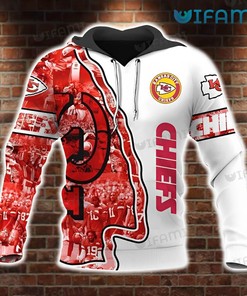 Kansas City Hoodie 3D Logo KC Chiefs Gift