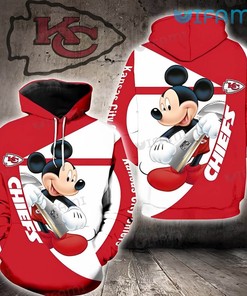 Kansas City Hoodie 3D Mickey Mouse Super Bowl Unique Kansas City Chiefs Gift
