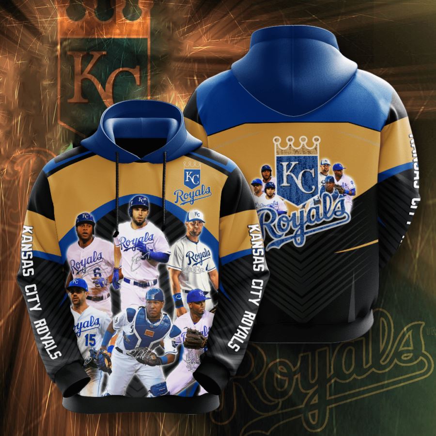 Kansas City Royals Custom Sport All Over Print Hoodie 3D 3