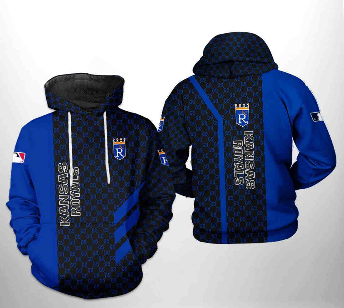 Kansas City Royals MLB 3D Hoodie Zipper Hoodie