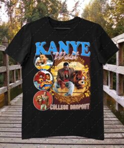 Kanye West College Dropout Vintage Inspired 90'S Rap T-Shirt