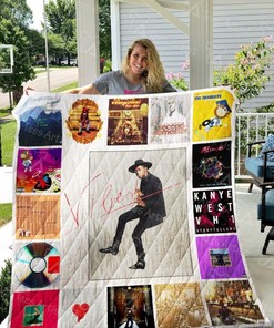 Kanye West Quilt Blanket Bedding Set for Home Décor