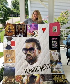 Kanye West Rap Quilt Blanket Bedding Set for Home Décor