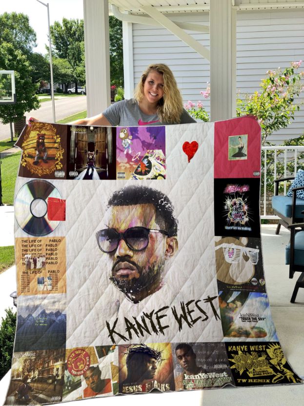 Kanye West Rap Quilt Blanket Bedding Set for Home Décor