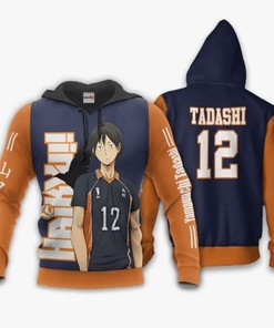 Karasuno Yamaguchi Tadashi Anime Manga Haikyuu 3d T Shirt Zip Bomber Hoodie