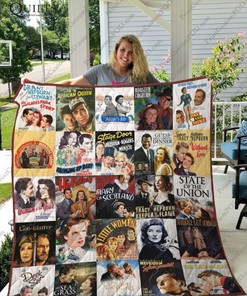 Katharine Hepburn Actress For Fan Collected Quilt Blanket Bedding Set