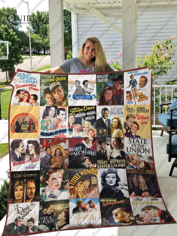 Katharine Hepburn Actress For Fan Collected Quilt Blanket Bedding Set
