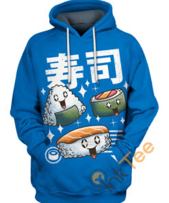Kawaii Sushi Hoodie 3D