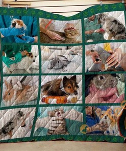 Keep Calm This Is Vet Tech Quilt Blanket Bedding Set