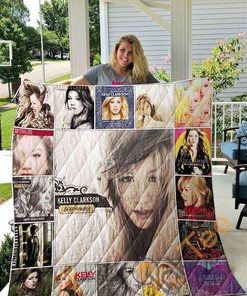 Kelly Clarkson Personalized Quilt Blanket and Bedding Set