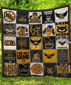 Kennesaw State Owls Ncaa Quilt Blanket