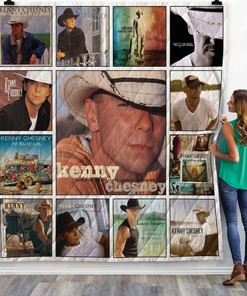 Kenny Chesney Albums Quilt Blanket Bedding Set For Fans 02