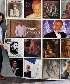 Kenny Rogers Albums Quilt Blanket Bedding Set for Home Décor