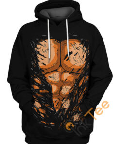 Kenshiro Chest Hoodie 3D