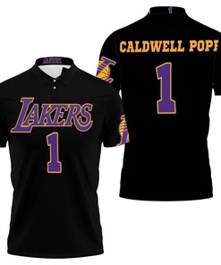 Kentavious Caldwell Pope Lakers Jersey Inspired Style 3D All Over Print Polo Shirt