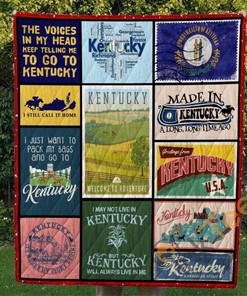 Kentucky Quilt Blanket Bedding Set With Pilliwcases Option