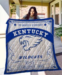 Kentucky Wildcats EST 15 Quilt Blanket Bedding Set