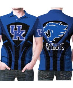 Kentucky Wildcats Ncaa Bright Light Logo 3d Printed Gift For Wildcats Fan 2 Polo Shirt All Over Print Shirt 3d T-shirt