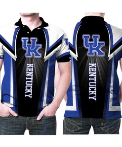 Kentucky Wildcats Ncaa Bright Light Logo 3d Printed Gift For Wildcats Fan Polo Shirt All Over Print Shirt 3d T-shirt