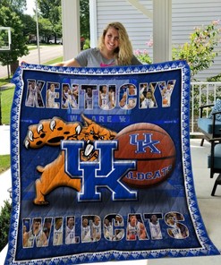 Kentucky Wildcats Quilt Blanket Bedding Set for Fans