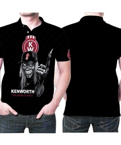 Kenworth Worlds Best Maiden Skull For Lovers 3d Print Polo Shirt All Over Print Shirt 3d T-shirt