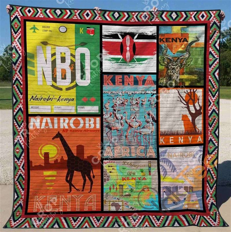 Kenya Quilt Blanket Bedding Set