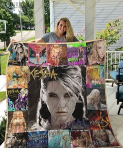 Kesha Albums For Fans Ver Collection Quilt Blanket Bedding Set