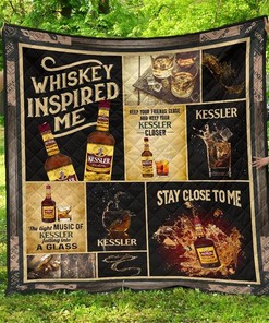 Kessler Whiskey Inspire Me Gift Idea Quilt