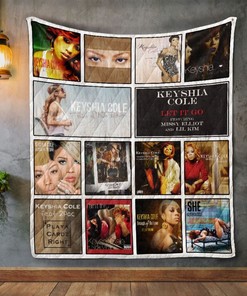 Keyshia Cole Album Covers Quilt Blanket Bedding Set