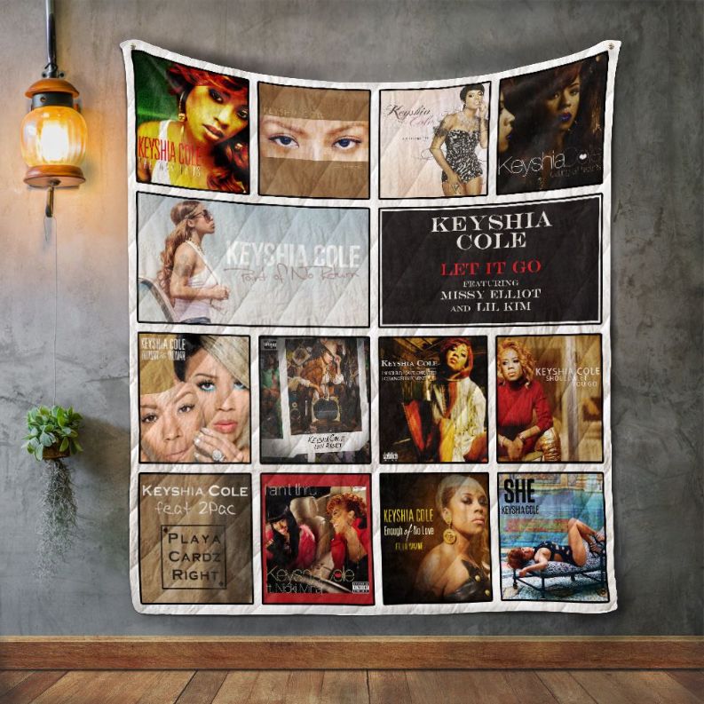 Keyshia Cole Album Covers Quilt Blanket Bedding Set